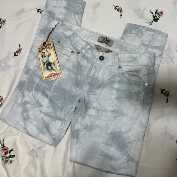 Lucky Brand Light Blue Grey Jeans - Picture 3 of 10